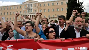 Griechenland Generalstreik 16.07.2013