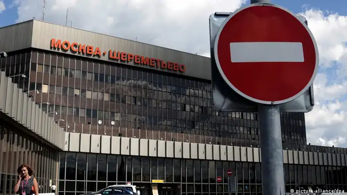 Russland Moskau Flughafen Sheremetyevo Snowden Symbolbild