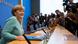 German Chancellor Angela Merkel arrives for a news conference at Bundespressekonferenz in Berlin July 19, 2013. REUTERS/Thomas Peter (GERMANY - Tags: POLITICS) German Chancellor Angela Merkel arrives for a news conference at Bundespressekonferenz in Berlin July 19, 2013. REUTERS/Thomas Peter (GERMANY - Tags: POLITICS)