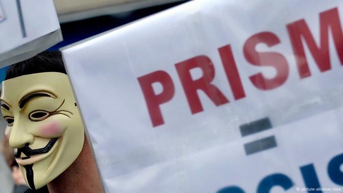 Demonstrantion in Hannover gegen das Spionageprogramm Prism (Foto: dpa)