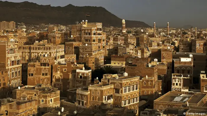 SANA'A, YEMEN - AUGUST 2010: Images over the ancient old city within the heart of Sana'a, the capital city of Yemen, August 16, 2010. (Photo by Brent Stirton/Reportage by Getty Images)