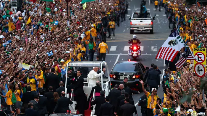 Papst Franziskus in Brasilien