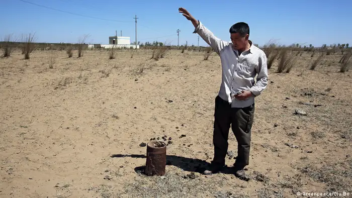 Bergbau verursachte Mangel an Grundwasser in der Inneren Mongolei