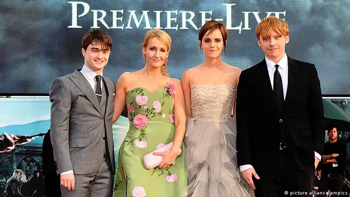 J. K. Rowling und die Harry Potter-Darsteller