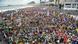 Faithfuls wait at Copacabana beach in Rio de Janeiro, Brazil, on July 23, 2013 for the start of the holy mass that will officially open World Youth Day (WYD). The highlight of the landmark visit of Pope Francis to the world's most populous mainly Catholic country will be World Youth Day, a five-day event that kicks off today. Pope Francis's popularity on his Latin American home turf posed a challenge to Brazilian authorities Tuesday after adoring crowds mobbed his car on his arrival on Monday. AFP PHOTO / TASSO MARCELO (Photo credit should read TASSO MARCELO/AFP/Getty Images) Faithfuls wait at Copacabana beach in Rio de Janeiro, Brazil, on July 23, 2013 for the start of the holy mass that will officially open World Youth Day (WYD). The highlight of the landmark visit of Pope Francis to the world's most populous mainly Catholic country will be World Youth Day, a five-day event that kicks off today. Pope Francis's popularity on his Latin American home turf posed a challenge to Brazilian authorities Tuesday after adoring crowds mobbed his car on his arrival on Monday. AFP PHOTO / TASSO MARCELO (Photo credit should read TASSO MARCELO/AFP/Getty Images)