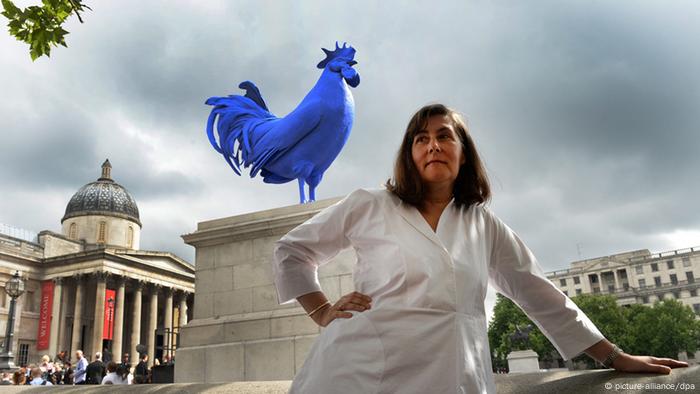 Katharina Fritsch Plastik Hahn Trafalgar Square Platz London Großbritannien (picture-alliance/dpa)
