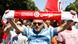 A supporter of the Islamist Ennahda movement holds up a scarf as he chants slogans during a demonstration in Tunis Photo: REUTERS/Zoubeir Souissi A supporter of the Islamist Ennahda movement holds up a scarf as he chants slogans during a demonstration in Tunis Photo: REUTERS/Zoubeir Souissi