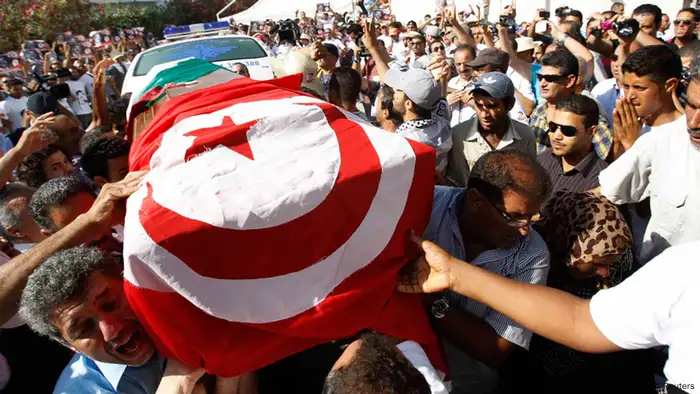 Beerdigung Mohamed Brahmi Tunis Tunesien (Reuters)
