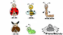 Insekten Cartoons (Foto: 123rf)