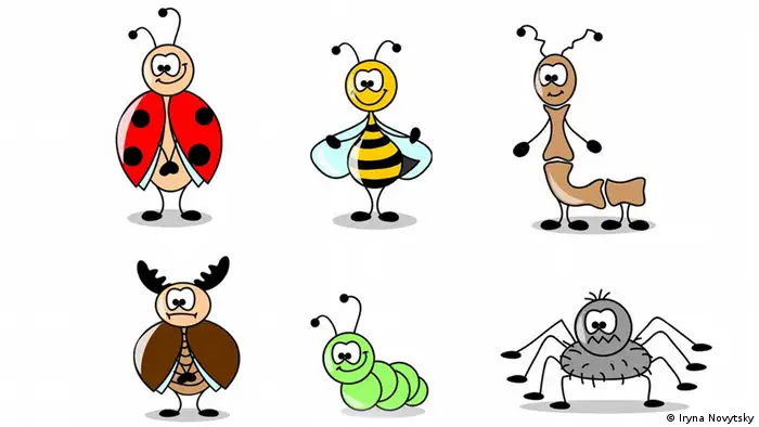 Insekten Cartoons (Foto: 123rf)