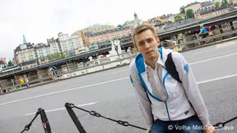 Sergey Androsenko, Protagonist in einem Beitrag der Journalistin Volha Malafeyechava aus Weißrussland, Teilnehmerin und Gewinnerin des Deutschen Medienpreis Entwicklungspolitik 2013, Region Europa/ Zentralasien (Foto: Volha Malafeyechava).