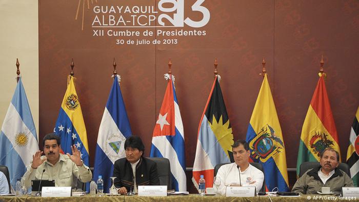 Cumbre del Alba en Guayaquil, Ecuador, la primera sin Chávez.