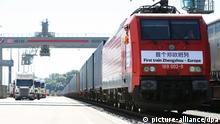 Grande aumento na carga ferroviária da Alemanha para a China