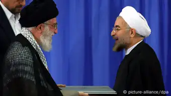 Khamenei Rohani Präsident Iran