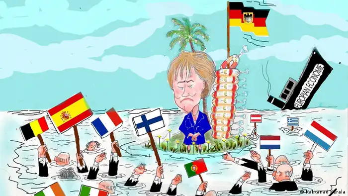 Bildergalerie Karikatur wie sieht die Welt Merkel German Dilemma Indien