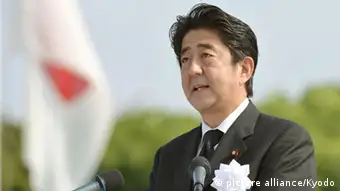 Japan Gedenken an Atombombenabwurf 1945 Premier Abe