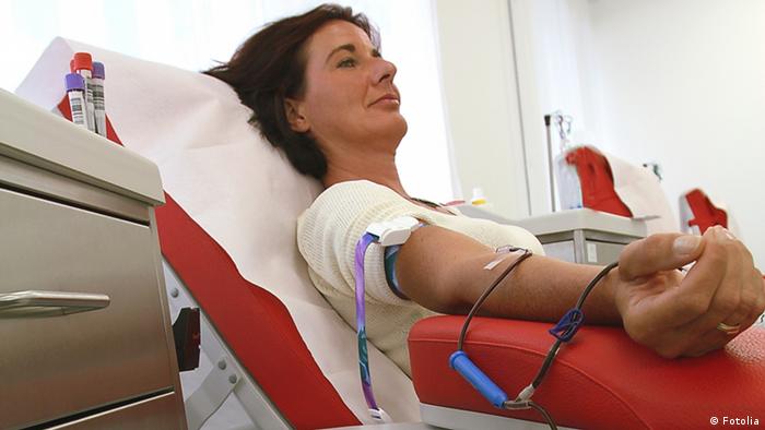 بالدم التبرع تطبيق وتين