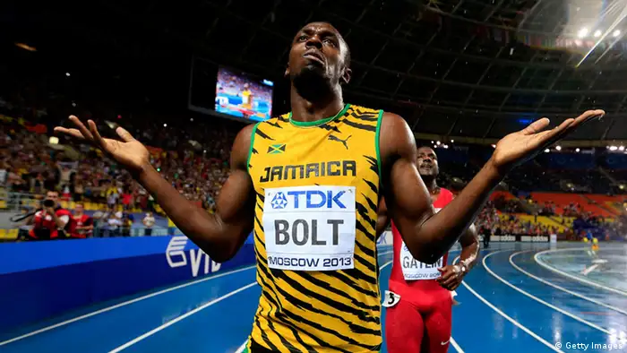 Leichtathletik WM 2013 Moskau Usain Bolt 