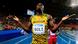 MOSCOW, RUSSIA - AUGUST 11: Usain Bolt of Jamaica celebrates winning gold in the Men's 100 metres Final during Day Two of the 14th IAAF World Athletics Championships Moscow 2013 at Luzhniki Stadium on August 11, 2013 in Moscow, Russia. (Photo by Jamie Squire/Getty Images) MOSCOW, RUSSIA - AUGUST 11: Usain Bolt of Jamaica celebrates winning gold in the Men's 100 metres Final during Day Two of the 14th IAAF World Athletics Championships Moscow 2013 at Luzhniki Stadium on August 11, 2013 in Moscow, Russia. (Photo by Jamie Squire/Getty Images)