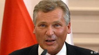 Der polnische Präsident Aleksander Kwasniewski