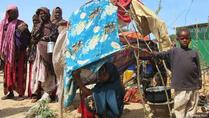 Dans le camps de déplacés de Darwish, à Mogadiscio