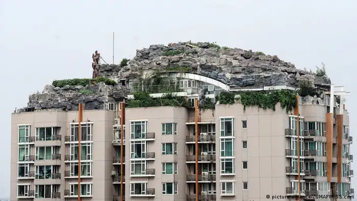 Peking - Felsenfestung auf einem Hochhaus