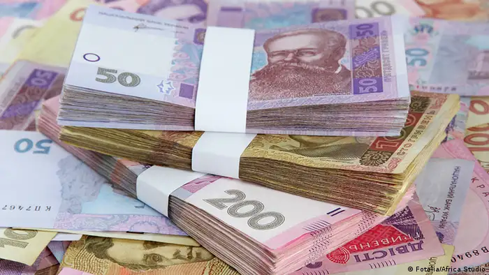 Ukraine Banknoten Geld