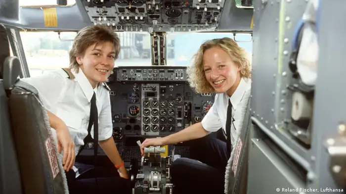 23.8.1988 erste Lufthansa-Pilotin (Roland Fischer, Lufthansa)