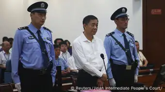Prozessauftakt in China gegen Bo Xilai 22.08.2013