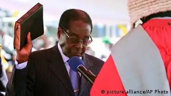 Amtsvereidigung Robert Mugabe 22.08.2013