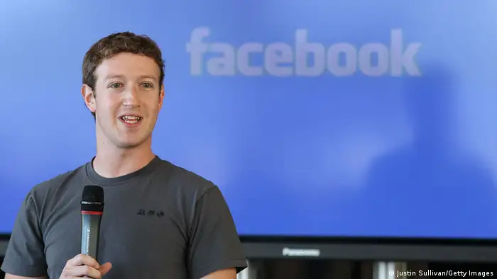 Symbolbild Facebook Börsengang im Mai 2012 Mark Zuckerberg