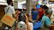 Hadas Beangio, 10, tries on a gas mask at a distribution centre at a central Jerusalem shopping mall. Stichwort: Israel befürchtet Reaktion aus Syrien Copyright: Kate Shuttleworth, DW Mitarbeiterin, Jerusalem, August 2013 Hadas Beangio, 10, tries on a gas mask at a distribution centre at a central Jerusalem shopping mall. Stichwort: Israel befürchtet Reaktion aus Syrien Copyright: Kate Shuttleworth, DW Mitarbeiterin, Jerusalem, August 2013