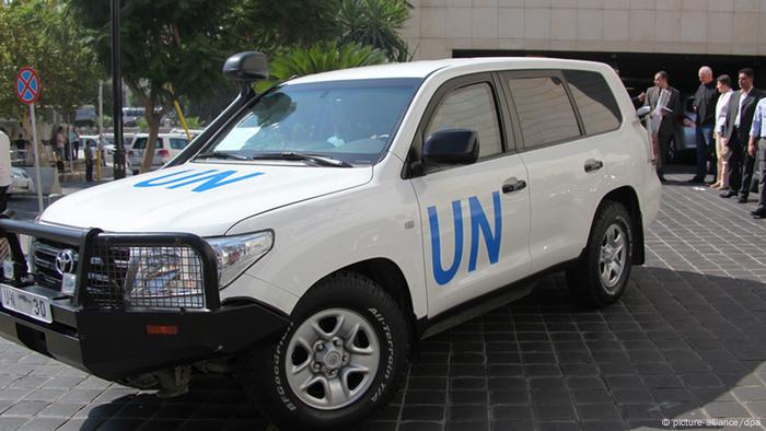 UN Inspektoren in Syrien (picture-alliance/dpa)