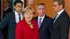 Bundeswirtschaftsminister Philipp Rösler,Bundeskanzlerin Angela Merkel, Bundesverteidigungsminister Thomas de Maiziere und Bundesaußenminister Guido Westerwelle vor Beginn der Kabinettssitzung (Foto: dpa) Bundeswirtschaftsminister Philipp Rösler,Bundeskanzlerin Angela Merkel, Bundesverteidigungsminister Thomas de Maiziere und Bundesaußenminister Guido Westerwelle vor Beginn der Kabinettssitzung (Foto: dpa)
