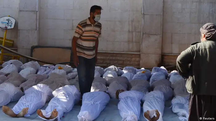 Syrien mutmaßlicher Giftgaseinsatz in Ghouta (Reuters)