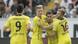 Dortmund players celebrate Dortmund players celebrate