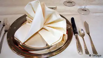 Deutschland Gedeckter Tisch für das Dinner