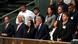 German Federal President Joachim Gauck (seated third from right in the Bundestag gallery alongide relatives of victims) listens to the Bundestag debate on 2.09.2013 on the parliamentary inquiry committee's report on the NSU terror cell. Photo: Wolfgang Kumm/dpa German Federal President Joachim Gauck (seated third from right in the Bundestag gallery alongide relatives of victims) listens to the Bundestag debate on 2.09.2013 on the parliamentary inquiry committee's report on the NSU terror cell. Photo: Wolfgang Kumm/dpa