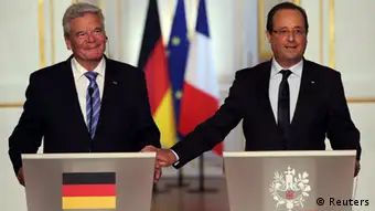 Frankreich Besuch Bundespräsident Gauck