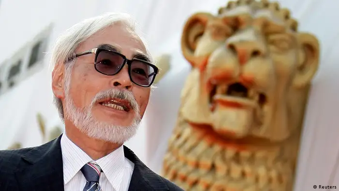 Japanese director Hayao Miyazaki poses for photographers during the red carpet at the Venice Film Festival in this August 31, 2008 file photograph. Miyazaki, the Japanese director known for animated films like the Oscar-winning Spirited Away, plans to retire from film-making after a five-decade career, his production company said on September 1, 2013 at this year's Venice Film Festival. REUTERS/Max Rossi (ITALY - Tags: ENTERTAINMENT)