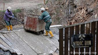 Bergwerksmitarbeiter (Foto: dpa)