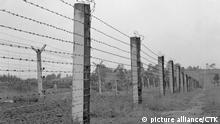 Barbed wire fence at the border between Czechoslovakia and West Germany, July, 1968. Czechoslovak border was part of so called Iron Curtain dividing Europe. (CTK Photo/Jovan Dezort)