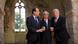 French President Francois Hollande (L), German President Joachim Gauck (R) and massacre survivor Robert Hebras hold hands as they stand in the church of the French martyr village of Oradour-sur-Glane, near Limoges, September 4, 2013. Six hundred forty-two inhabitants of Oradour-sur-Glane, men, women and children, were massacred by soldiers of a German Waffen-SS Panzer division who also destroyed the entire village on June 10, 1944. A new village was built nearby after the war, but the remains of the original village has been maintained as a permanent World War II memorial and museum. REUTERS/Philippe Wojazer (FRANCE - Tags: POLITICS CONFLICT TPX IMAGES OF THE DAY) French President Francois Hollande (L), German President Joachim Gauck (R) and massacre survivor Robert Hebras hold hands as they stand in the church of the French martyr village of Oradour-sur-Glane, near Limoges, September 4, 2013. Six hundred forty-two inhabitants of Oradour-sur-Glane, men, women and children, were massacred by soldiers of a German Waffen-SS Panzer division who also destroyed the entire village on June 10, 1944. A new village was built nearby after the war, but the remains of the original village has been maintained as a permanent World War II memorial and museum. REUTERS/Philippe Wojazer (FRANCE - Tags: POLITICS CONFLICT TPX IMAGES OF THE DAY)