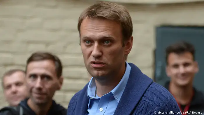 2277394 Russia, Moscow. 09/04/2013 Moscow mayoral candidate Aleksei Navalny before a news conference at the election campaign office in Moscow. Konstantin Chalabov/RIA Novosti