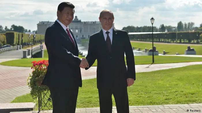 G20 Gipfel Russland Sankt Petersburg Putin und Xi Jinping
