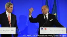 كيري وفابيوس يؤكدان وجود دعم واسع ومتعاظم لضربة عسكرية لسوريا