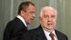 Sergei Lawrow und Walid Muallem Treffen in Moskau Sergei Lawrow und Walid Muallem Treffen in Moskau