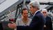 U.S. Secretary of State John Kerry is welcomed by the U.S. Permanent Representative to the United Nations in Geneva Ambassador Betty E. King after he arrives at Cointrin Airport in Geneva before meetings begin with Russian Foreign Minister Sergey Lavrov to discuss the ongoing problems in Syria, September 12, 2013. REUTERS/Larry Downing (SWITZERLAND - Tags: POLITICS) U.S. Secretary of State John Kerry is welcomed by the U.S. Permanent Representative to the United Nations in Geneva Ambassador Betty E. King after he arrives at Cointrin Airport in Geneva before meetings begin with Russian Foreign Minister Sergey Lavrov to discuss the ongoing problems in Syria, September 12, 2013. REUTERS/Larry Downing (SWITZERLAND - Tags: POLITICS)