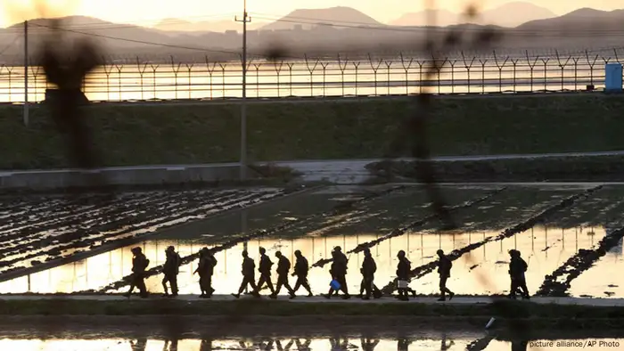 Grenzanlagen in Panmunjom Südkorea (picture alliance/AP Photo)