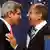 Waziri wa mambo ya nje wa Marekani John Kerry na mwenzake wa Urusi Sergei Lavrov wakiwa Geneva. (14.09.2013).